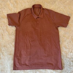lululemon athletica  - METAL VENT TECH POLO - COPPER - LARGE